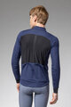 ALÉ Cycling windproof jacket - PRAGMA FONDO 3.0 - blue/black