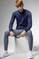 ALÉ Cycling windproof jacket - PRAGMA FONDO 3.0 - blue/black