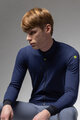 ALÉ Cycling windproof jacket - PRAGMA FONDO 3.0 - blue/black