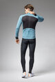 ALÉ Cycling windproof jacket - PRAGMA FONDO 3.0 - light blue/black