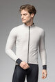 ALÉ Cycling windproof jacket - PRAGMA FONDO 3.0 - white/black
