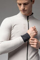 ALÉ Cycling windproof jacket - PRAGMA FONDO 3.0 - white/black