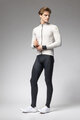 ALÉ Cycling windproof jacket - PRAGMA FONDO 3.0 - white/black