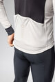 ALÉ Cycling windproof jacket - PRAGMA FONDO 3.0 - white/black
