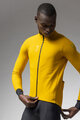 ALÉ Cycling windproof jacket - PRAGMA FONDO 3.0 - yellow/black