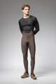 ALÉ Cycling long bib trousers - STONES CARGO 2.0 - brown