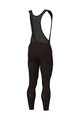 ALÉ Cycling long bib trousers - STONES CARGO 2.0 - brown