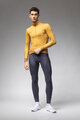 ALÉ Cycling winter long sleeve jersey - PR-E FOLLOW ME 2.0 - yellow
