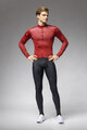 ALÉ Cycling winter long sleeve jersey - PR-E FOLLOW ME 2.0 - red