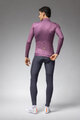 ALÉ Cycling winter long sleeve jersey - PR-E FOLLOW ME 2.0 - purple