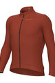 ALÉ Cycling winter long sleeve jersey - PR-E FOLLOW ME 2.0 - brown