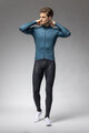 ALÉ Cycling winter long sleeve jersey - PR-E FOLLOW ME 2.0 - blue