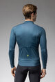 ALÉ Cycling winter long sleeve jersey - PR-E FOLLOW ME 2.0 - blue