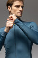 ALÉ Cycling winter long sleeve jersey - PR-E FOLLOW ME 2.0 - blue