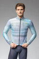 ALÉ Cycling windproof jacket - PR-E TRACCIA - light blue