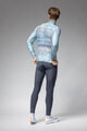 ALÉ Cycling windproof jacket - PR-E TRACCIA - light blue