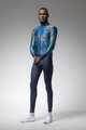 ALÉ Cycling thermal jacket - PR-E TRACCIA - blue
