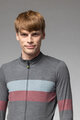 ALÉ Cycling winter long sleeve jersey - WOOL LINE - grey