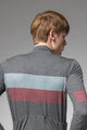 ALÉ Cycling winter long sleeve jersey - WOOL LINE - grey