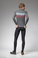 ALÉ Cycling winter long sleeve jersey - WOOL LINE - grey