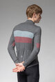 ALÉ Cycling winter long sleeve jersey - WOOL LINE - grey