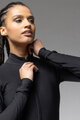 ALÉ Cycling winter long sleeve jersey - PRAGMA FONDO 3.0 LADY - black