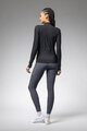ALÉ Cycling winter long sleeve jersey - PRAGMA FONDO 3.0 LADY - black