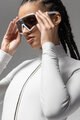 ALÉ Cycling winter long sleeve jersey - PRAGMA FONDO 3.0 LADY - white