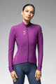 ALÉ Cycling winter long sleeve jersey - PRAGMA FONDO 3.0 LADY - purple