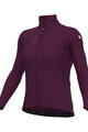 ALÉ Cycling winter long sleeve jersey - PRAGMA FONDO 3.0 LADY - purple