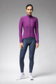 ALÉ Cycling winter long sleeve jersey - PRAGMA FONDO 3.0 LADY - purple