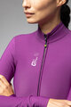 ALÉ Cycling winter long sleeve jersey - PRAGMA FONDO 3.0 LADY - purple