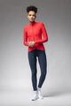 ALÉ Cycling winter long sleeve jersey - PRAGMA FONDO 3.0 LADY - red