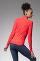 ALÉ Cycling winter long sleeve jersey - PRAGMA FONDO 3.0 LADY - red