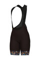 ALÉ Cycling bib shorts - PR-E HIKE - brown