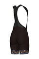 ALÉ Cycling bib shorts - PR-E HIKE - brown