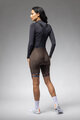 ALÉ Cycling bib shorts - PR-E HIKE - brown