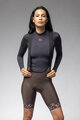 ALÉ Cycling bib shorts - PR-E HIKE - brown