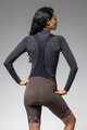 ALÉ Cycling bib shorts - PR-E HIKE - brown