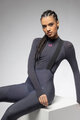ALÉ Cycling long bib trousers - R-EV1 VOLTAGE - anthracite