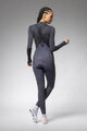 ALÉ Cycling long bib trousers - R-EV1 VOLTAGE - anthracite