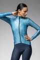 ALÉ Cycling windproof jacket - PR-E KNITTED - blue