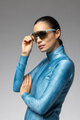 ALÉ Cycling windproof jacket - PR-E KNITTED - blue