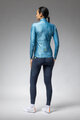 ALÉ Cycling windproof jacket - PR-E KNITTED - blue