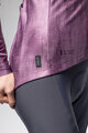 ALÉ Cycling windproof jacket -  PR-E KNITTED - purple