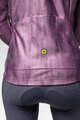 ALÉ Cycling windproof jacket -  PR-E KNITTED - purple