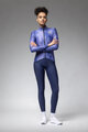 ALÉ Cycling windproof jacket - PR-E KNITTED - blue