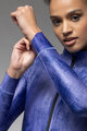 ALÉ Cycling windproof jacket - PR-E KNITTED - blue