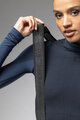 ALÉ Cycling long bib trousers - PRAGMA WINTER - blue