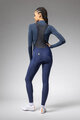 ALÉ Cycling long bib trousers - PRAGMA WINTER - blue